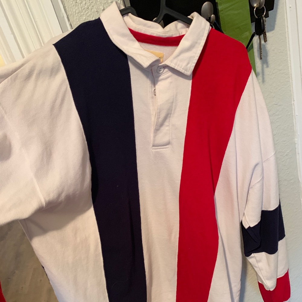 Vintage St. John’s Bay Long Sleeve Polo XL